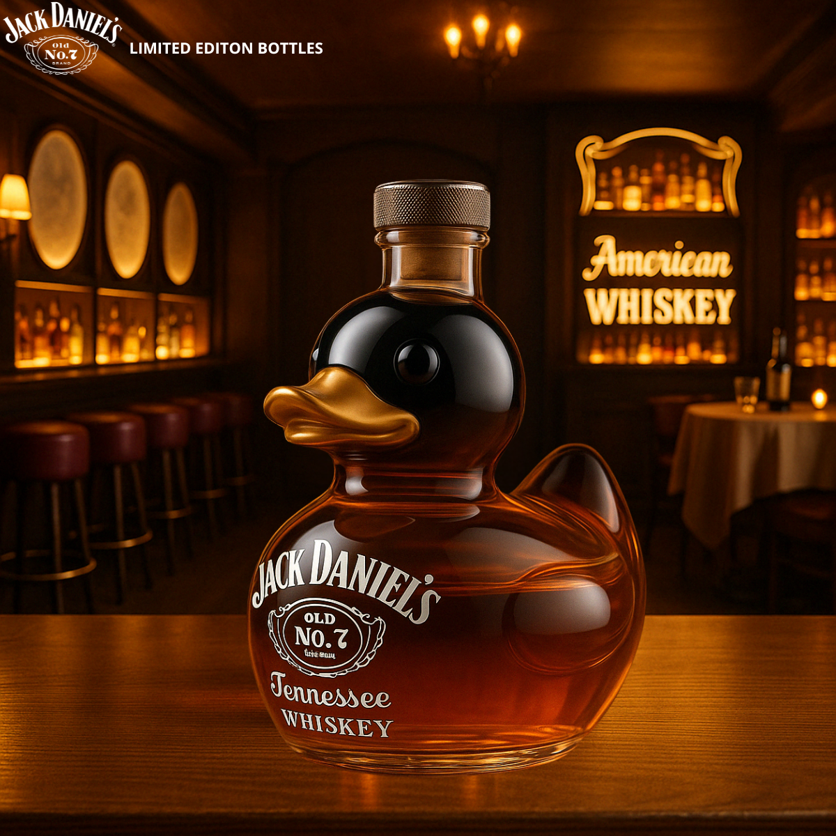Bouteille de Whisky en Forme de Canard