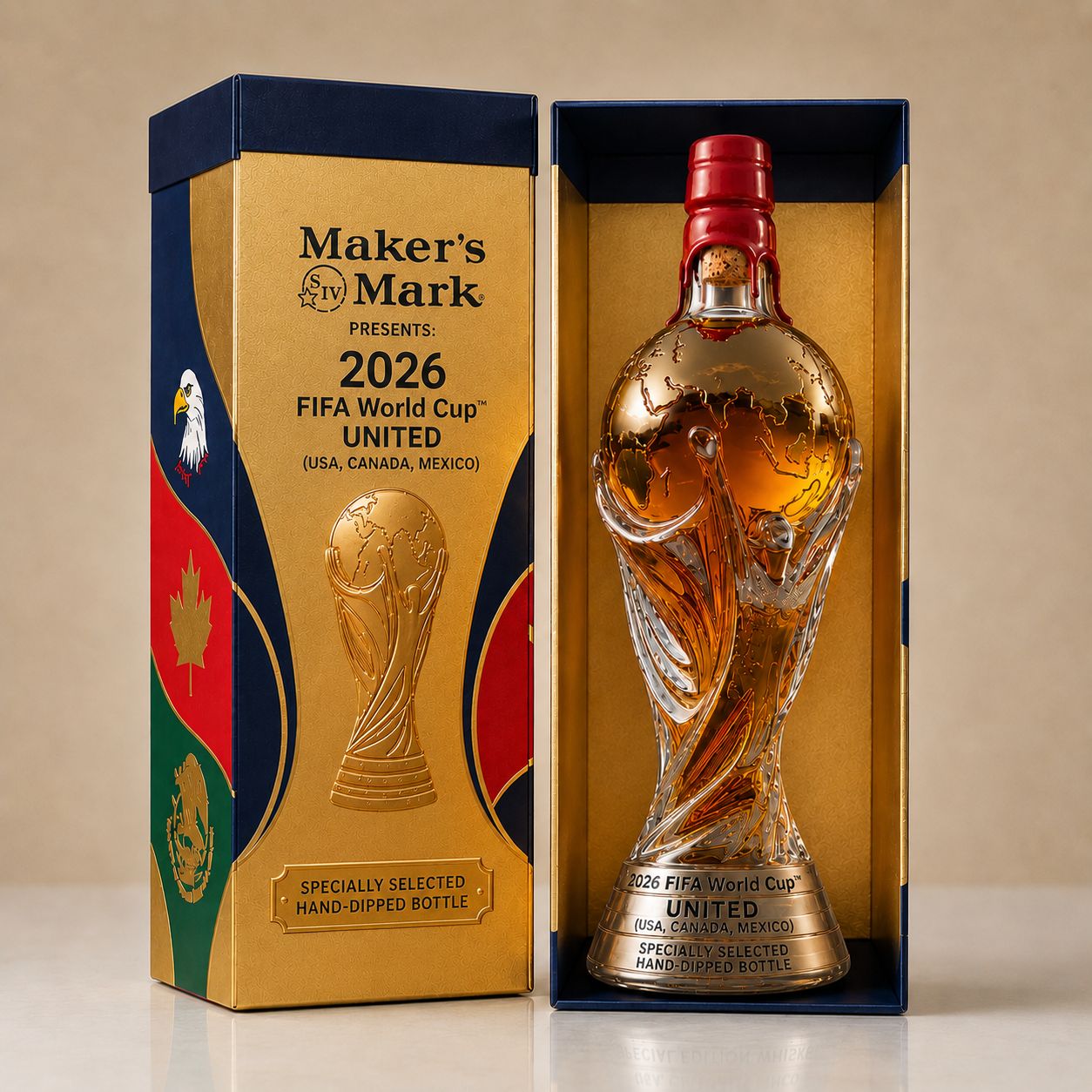 Édition Coupe du Monde 2026 - Carafe à Whisky