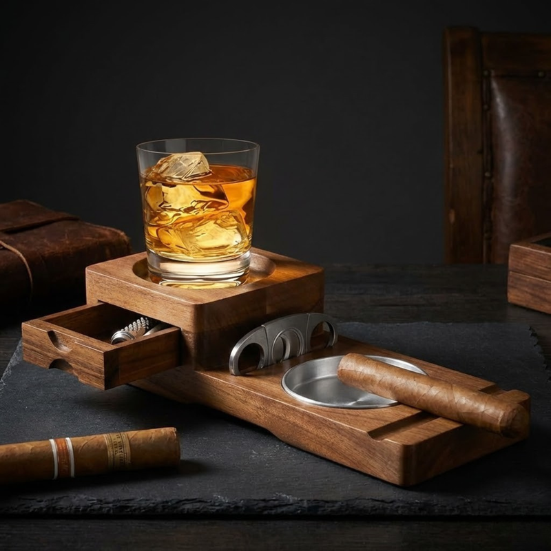 Support à Cigares et Whisky