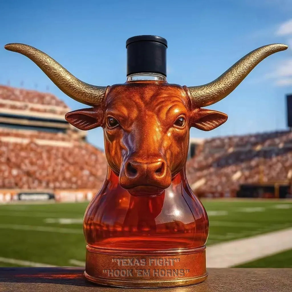 Bouteille de Whisky des Texas Longhorns