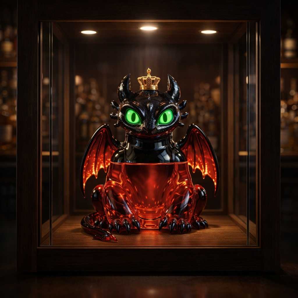 Bouteille de Whiskey - Édition Dragon